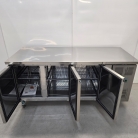 New Polar U-Series Triple Door Counter Fridge 417Ltr