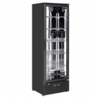 Sterling Pro Green SP110-BK Single Door Black Upright Bottle Cooler