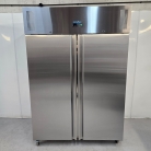 New Polar U-Series 1300Ltr Double 2 Door Upright Stainless Steel Fridge
