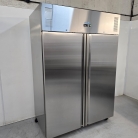 New Polar U-Series 1300Ltr Double 2 Door Upright Stainless Steel Fridge