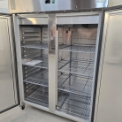 New Polar U-Series 1300Ltr Double 2 Door Upright Stainless Steel Fridge