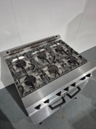 Falcon Dominator 6 Burner Natural Gas Range Oven On Castors