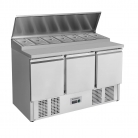 Diaminox Triple Door Saladette Bench Fridge With 7 x 1/3 Gastro Pans