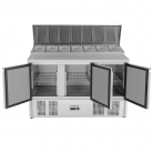 Diaminox Triple Door Saladette Bench Fridge With 7 x 1/3 Gastro Pans