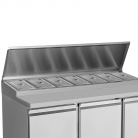Diaminox Triple Door Saladette Bench Fridge With 7 x 1/3 Gastro Pans